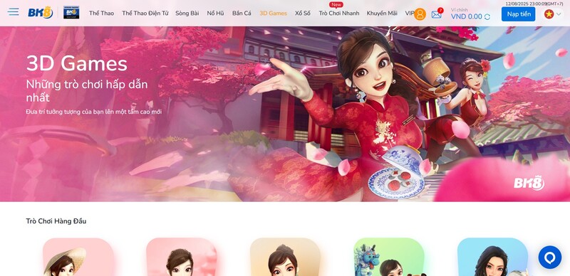 Game bài đổi thưởng BK8